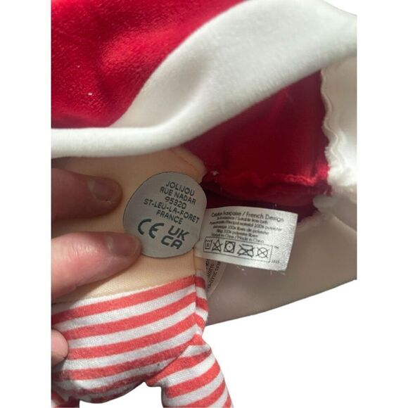 Jolijou Paris Brown Hair Ponytails Bow Red Dress Demoiselle Pretty Doll 11" - Picture 4 of 12